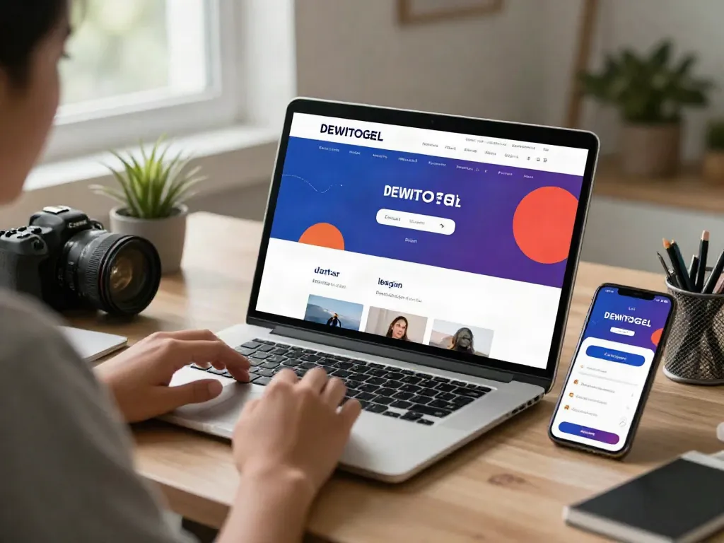 Antarmuka DEWITOGEL menunjukkan dewitogel link alternatif untuk akses mudah di rumah